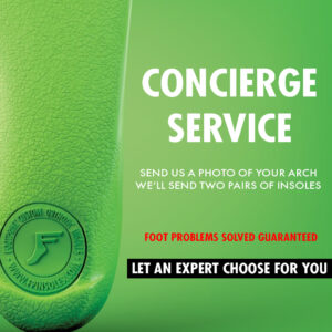 Concierge Service : Foot and ankle surgeon selects the right FP insole for you - M 14/14.5 | W 16/16.5